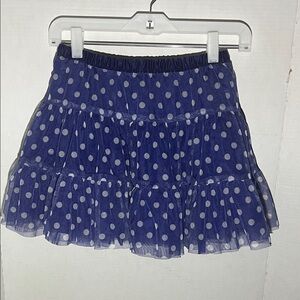 Carter's Navy Polka Dot Skirt